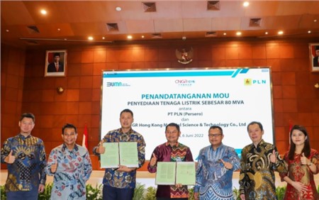 cngr cooperates with pt pln to promote the use of green new energy